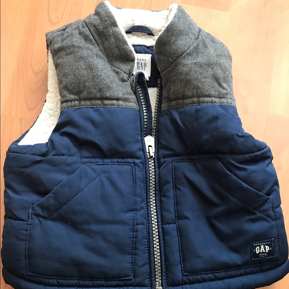 Baby GAP fleece lined winter vest